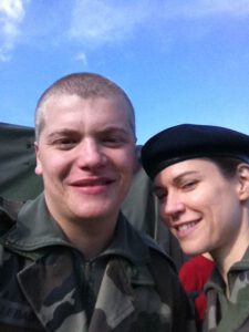 Marie-Josée Croze & Clément Brun sur le tournage de le Piège Afghan