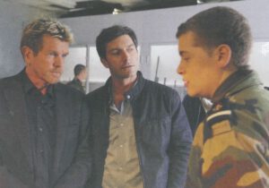 Xavier Deluc Franck Sémonin Clément Brun tournage série Section de Recherches gendarmerie enquête