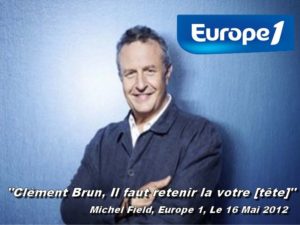 Europe 1 Rendez-vous à l'hôtel Michel Field Festival de Cannes FIF Interview Clément Brun Radio Paris parisien Parisienne presse