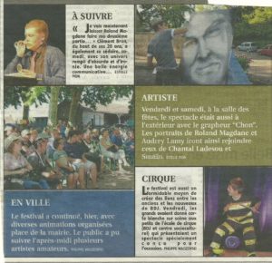 Clément Brun la machine à rire Roland Magdane humoriste première partie comique populaire presse