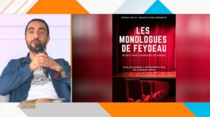 presse Chaine Azur TV Les Monologues de Feydeau, un spectacle de Clément Brun