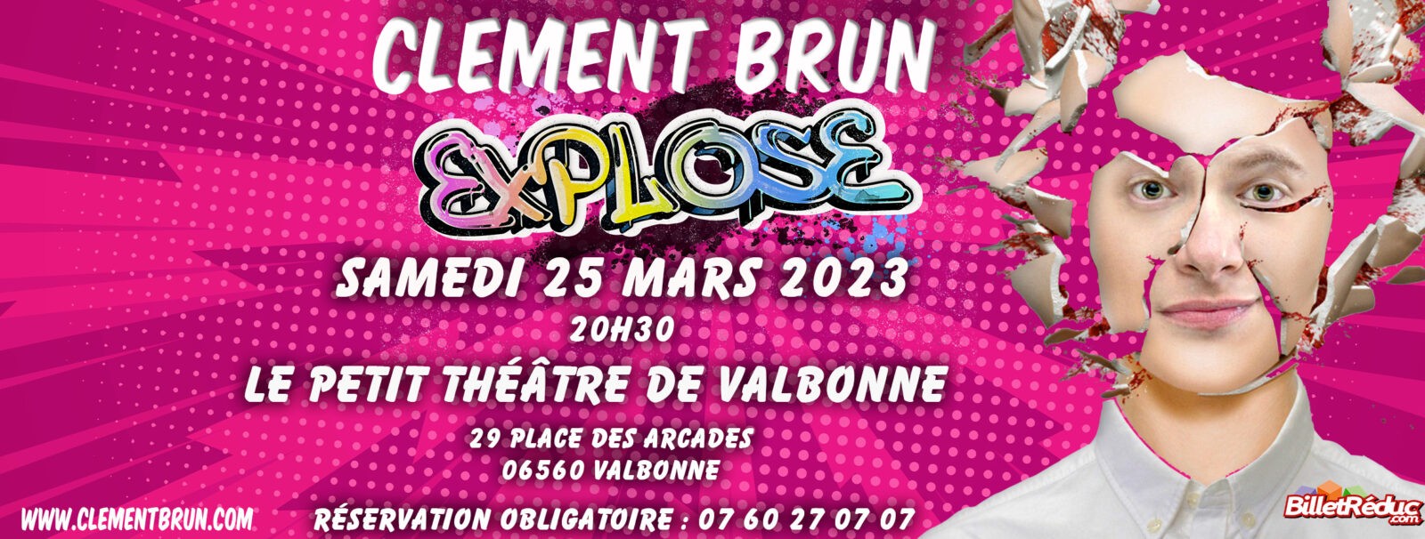 explose one man show Sophia Valbonne antibes humoriste Clément brun succès drôle stand up humour rire comique