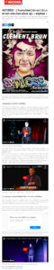 Article de Presse presse écrite journal magazine le petit niçois var menton Monaco Toulon Mougins Biot Antibes Cannes Valbonne Sophia Antipolis explose one man show de Clément Brun l'antibois Antibes humoriste acteur comédien hilarant rire comique star de télévision marion malenfant comédie française nommée au Molière nomination révélation féminine mise en scène collaboration artistique sophia antipolis casa valbonne café théâtre one man show onewomanshow humour clement brun humoriste entre amis sortie spectacle vivant rire spectacle show théâtre comique rigolo drole comedy comedy show sketch comedy sketch comedy club standup comedy standup explose