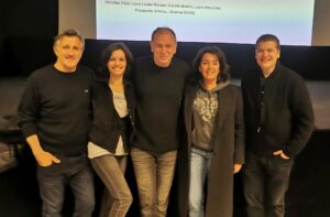 Projection Traverser la rue Clément Brun Michel La Rosa Stéphanie Pareja Thierry Binisti Hélène Bizot