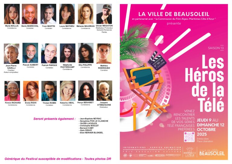 Tronbinoscope acteurs comédiens les hérios de la télé de beausoleil 2025